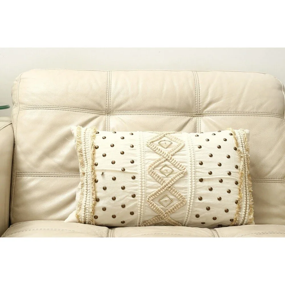 1 PCS Studded Cushion Cover Rectangle Throw Pillow Case Sofa Home Decor 278934